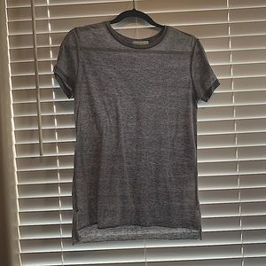Blueish-gray T-shirt